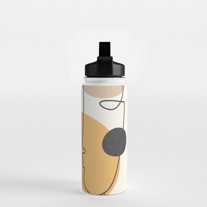 Abstract Faces 30 Water Bottle Gallery Image 2