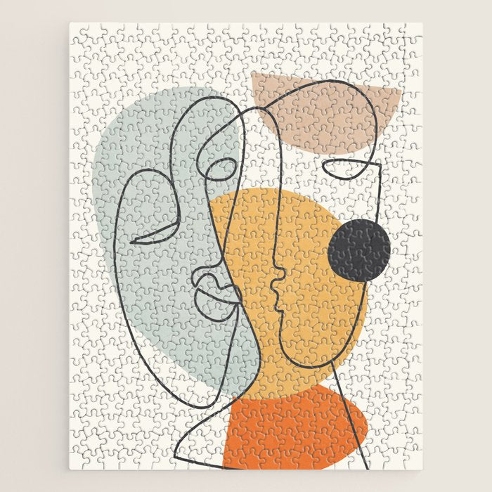 Abstract Faces 30 Jigsaw Puzzle Gallery Image 1
