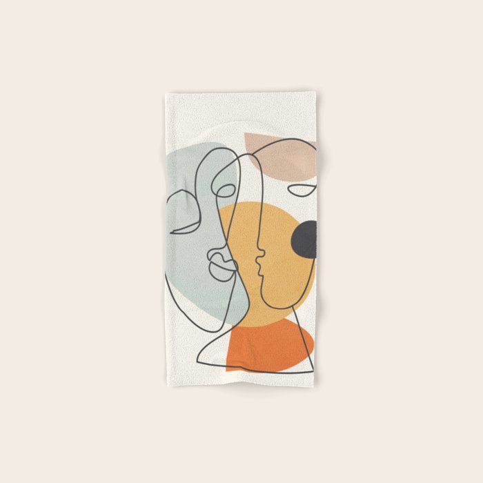 Abstract Faces 30 Bath Towel Gallery Image 1