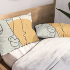 Abstract Faces 30 Pillow Sham Gallery Image 2