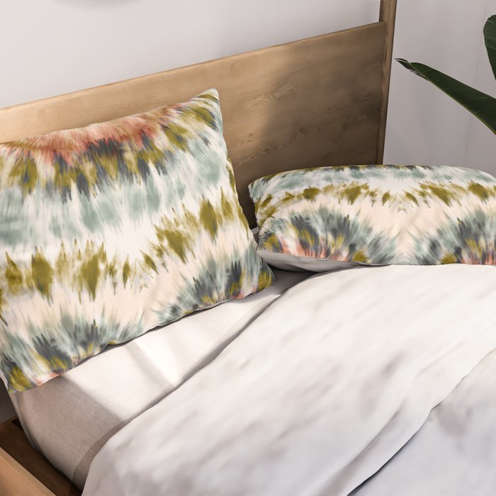 Mosaic tie dye 45B Pillow Sham Gallery Image 2
