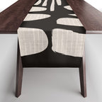 Matisse Inspired Cutouts in Black and White Table Runner Gallery Image 1