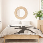 Matisse Inspired Cutouts in Black and White Duvet Cover Gallery Image 3