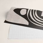 Matisse Inspired Cutouts in Black and White Wrapping Paper Gallery Image 2