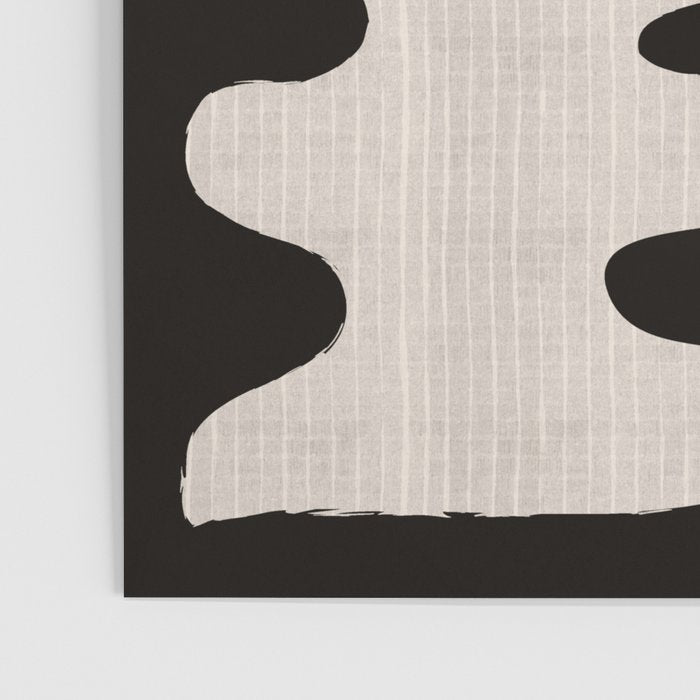 Matisse Inspired Cutouts in Black and White Poster Gallery Image 3