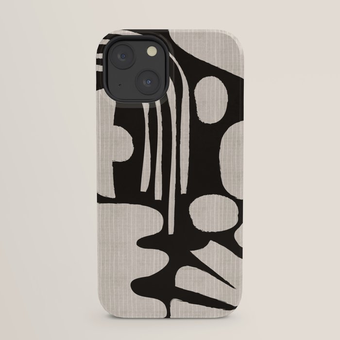 Matisse Inspired Cutouts in Black and White iPhone Case Gallery Image 29