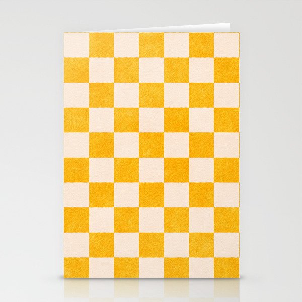 CHECKER - 001 - Goldenrod Stationery Card Gallery Image 1