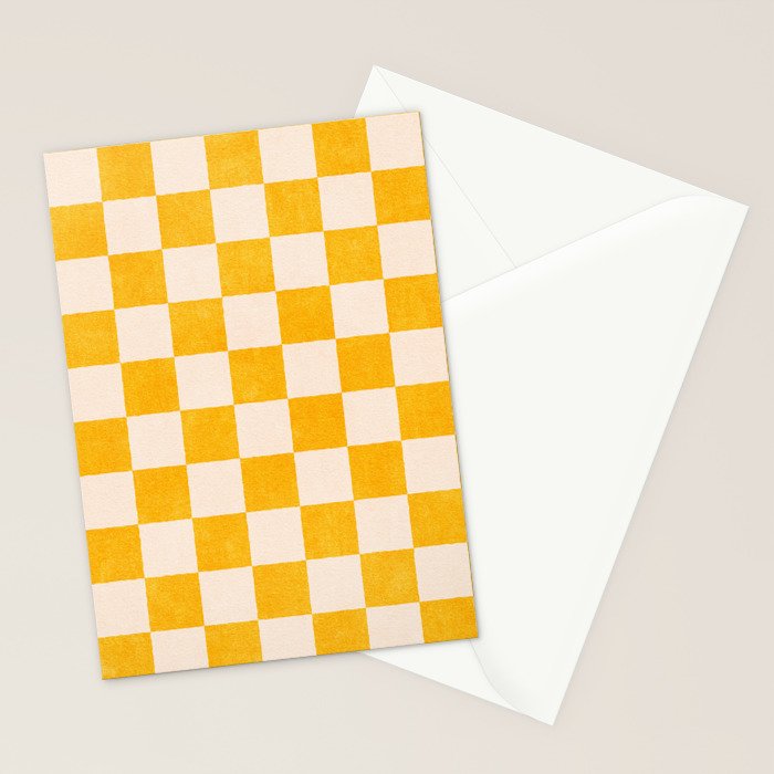 CHECKER - 001 - Goldenrod Stationery Card Gallery Image 2