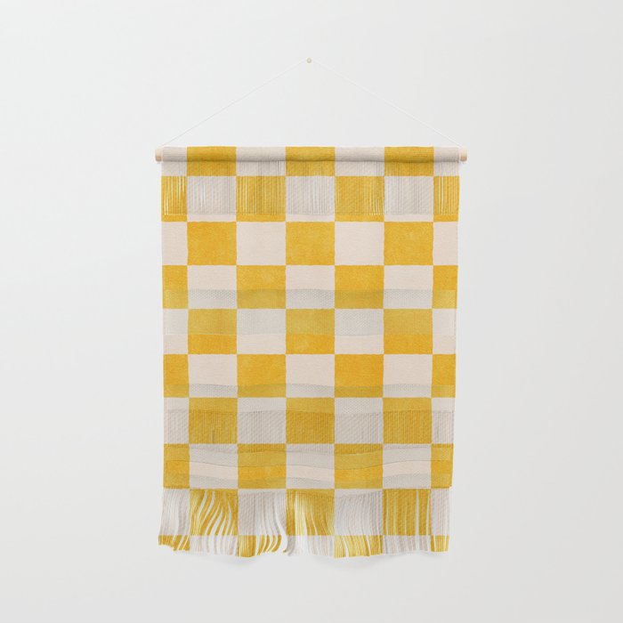 CHECKER - 001 - Goldenrod Wall Hanging Gallery Image 1