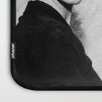 Frida Painting at Easel, Black and White Vintage Photograph Laptop Sleeve Gallery Image 3