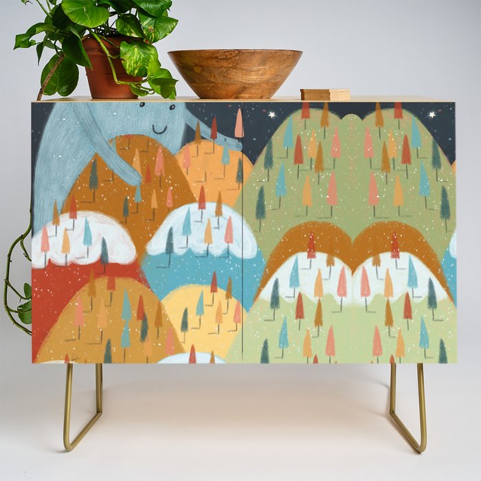 the rainbow forest Credenza Gallery Image 1
