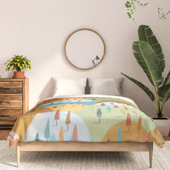 the rainbow forest Comforter Gallery Image 3