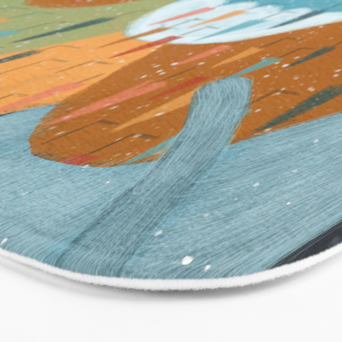 the rainbow forest Bath Mat Gallery Image 3