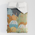 the rainbow forest Duvet Cover Gallery Image 6