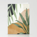 Abstract Art Tropical Leaves 4 Stationery Card Gallery Image 2
