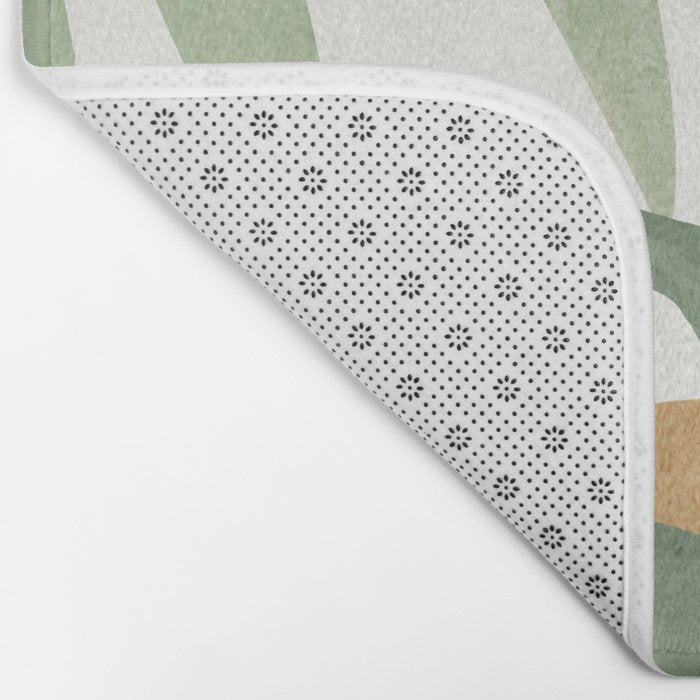 Abstract Art Tropical Leaves 4 Bath Mat Gallery Image 2