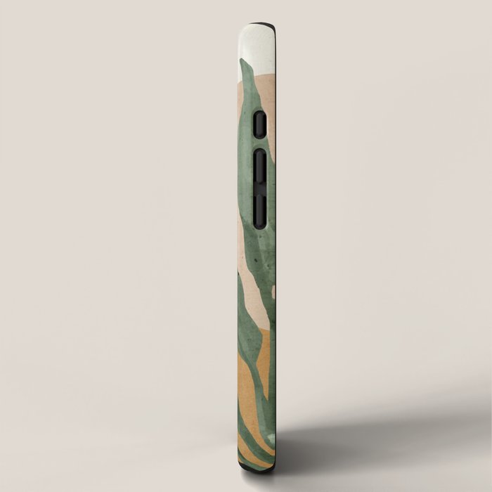 Abstract Art Tropical Leaves 4 iPhone Case Gallery Image 2