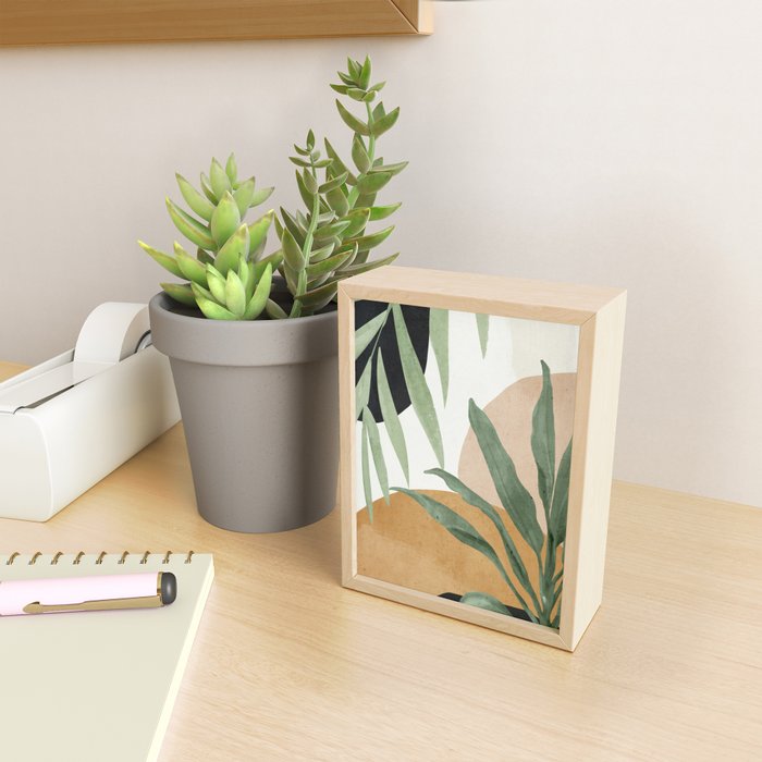 Abstract Art Tropical Leaves 4 Mini Art Print Gallery Image 2