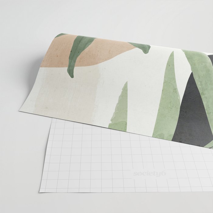 Abstract Art Tropical Leaves 4 Wrapping Paper Gallery Image 2