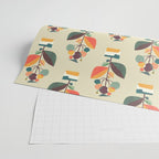 Potted plant with a bird Wrapping Paper Gallery Image 2