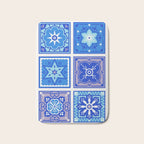 Talavera Mexican Tile - Blue Palette Bath Mat Gallery Image 1