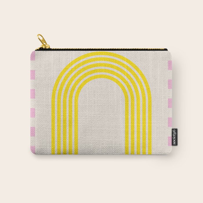 Chess Rainbow rose and yellow Carry All Pouch Gallery Image 1