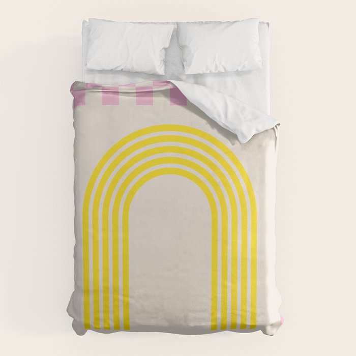 Chess Rainbow rose and yellow Duvet Cover Gallery Image 6