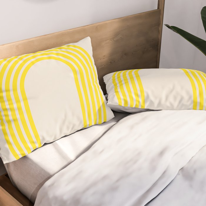 Chess Rainbow rose and yellow Pillow Sham Gallery Image 2