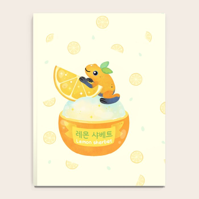 Golden poison lemon sherbet 1 Notebook Gallery Image 4