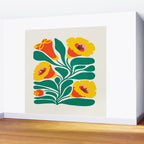 Orioles & Golden Poppy: Les Fleurs | Flower Market 04 | Spring Summer 23 Wall Mural Gallery Image 2