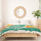 Orioles & Golden Poppy: Les Fleurs | Flower Market 04 | Spring Summer 23 Duvet Cover Gallery Image 3