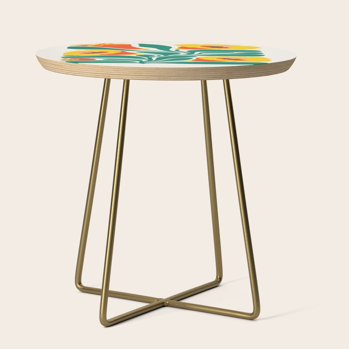 Orioles & Golden Poppy: Les Fleurs | Flower Market 04 | Spring Summer 23 Side Table Gallery Image 1