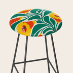 Orioles & Golden Poppy: Les Fleurs | Flower Market 04 | Spring Summer 23 Stool Gallery Image 2