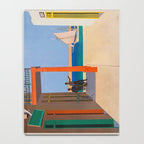 Greece Midcentury Modern Vintage Travel Poster Minimal Style Notebook Gallery Image 4