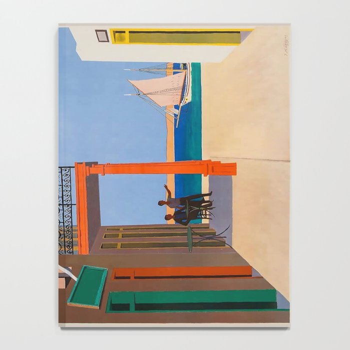 Greece Midcentury Modern Vintage Travel Poster Minimal Style Notebook Gallery Image 4