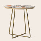 Purfect feline architecture // beige background cute cats in cardboard boxes Side Table Gallery Image 1