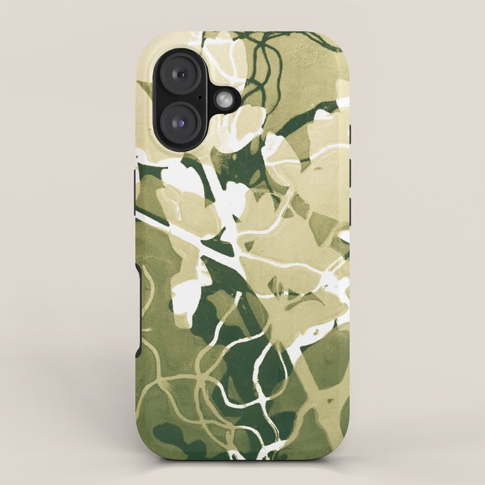 Botanical Mono Print 1 iPhone Case Gallery Image 1