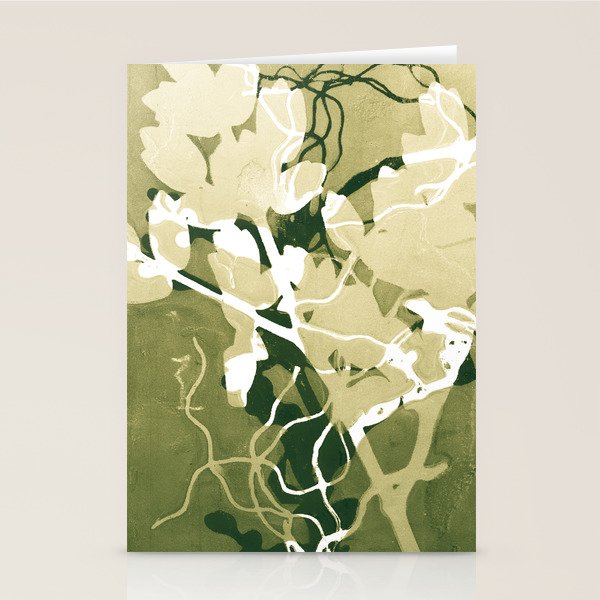 Botanical Mono Print 1 Stationery Card Gallery Image 2