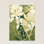 Botanical Mono Print 1 Stationery Card Gallery Image 2