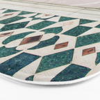 Il Duomo Marble Pattern - Florence Italy Bath Mat Gallery Image 3