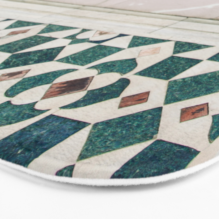 Il Duomo Marble Pattern - Florence Italy Bath Mat Gallery Image 3