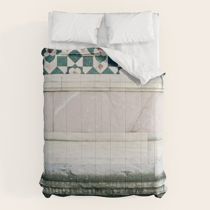 Il Duomo Marble Pattern - Florence Italy Comforter Gallery Image 1