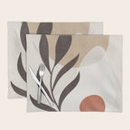 Minimal Abstract Art Plant 7 Placemat Gallery Image 1