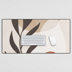 Minimal Abstract Art Plant 7 Desk Mat Gallery Image 1