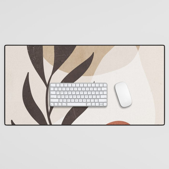 Minimal Abstract Art Plant 7 Desk Mat Gallery Image 1