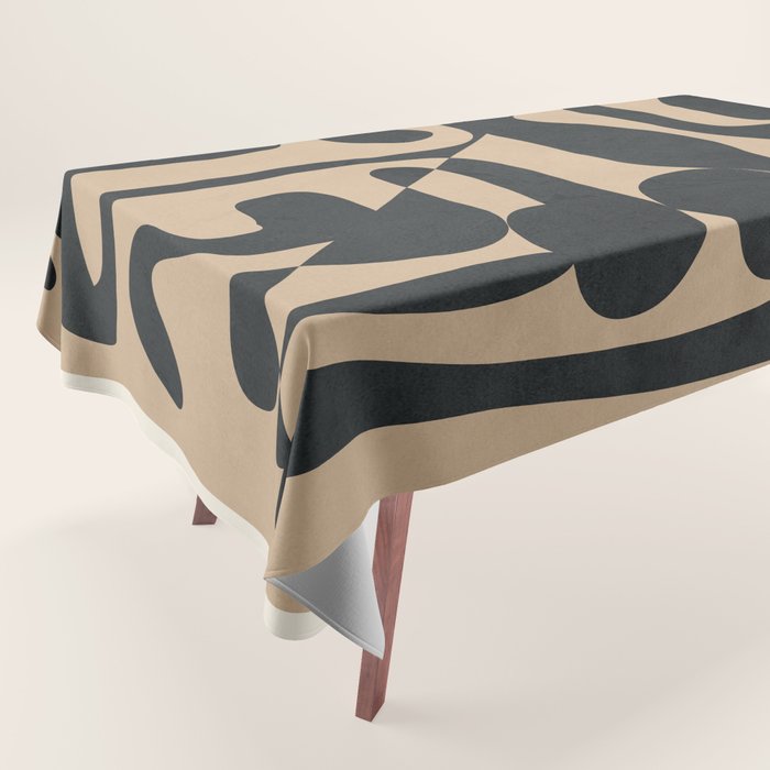 Abstract Ink 1 Tablecloth Gallery Image 1