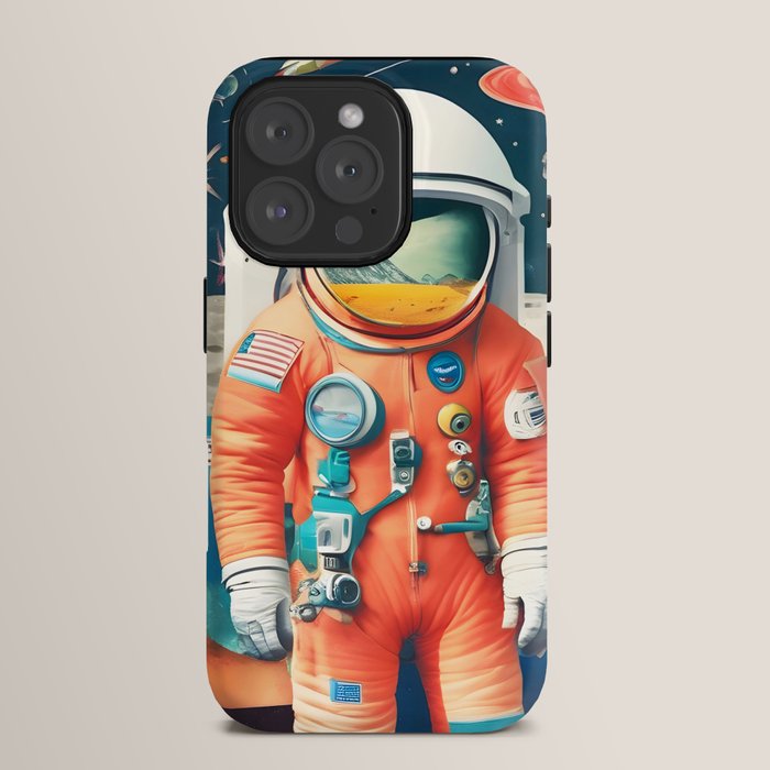 The Outsider Syndrome, Astronaut Space Travel Galaxy Surrealism, Individuality Blush Photography Plants Mars Moon Eclectic Concept iPhone Case Gallery Image 15