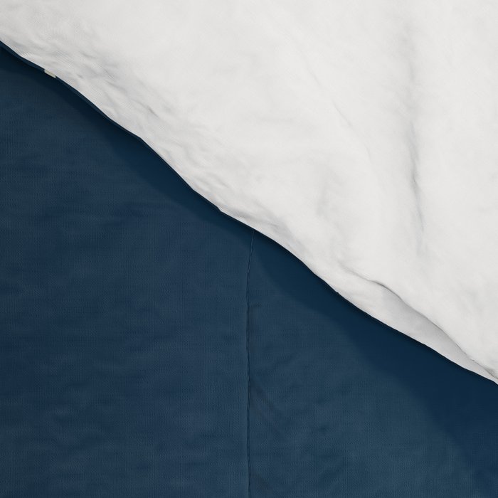 Minimalist Blue & Ivory Abstract Shapes Comforter Gallery Image 4