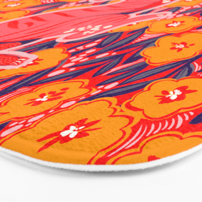 Golden Tiger Bath Mat Gallery Image 3