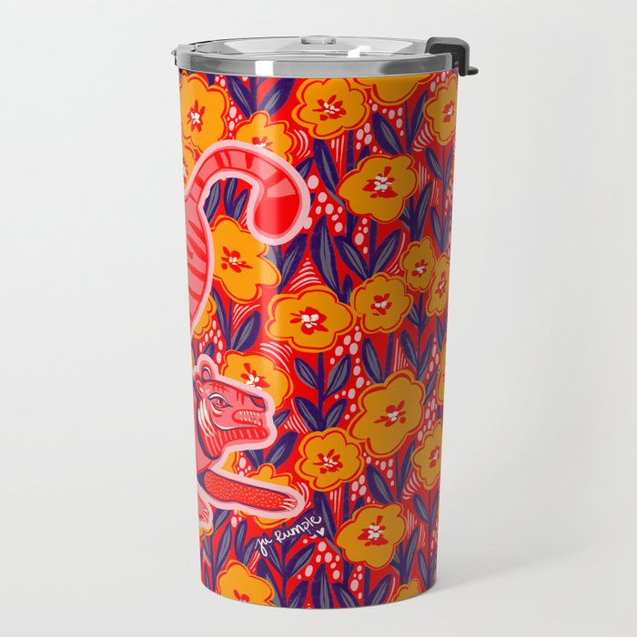 Golden Tiger Travel Mug Gallery Image 2